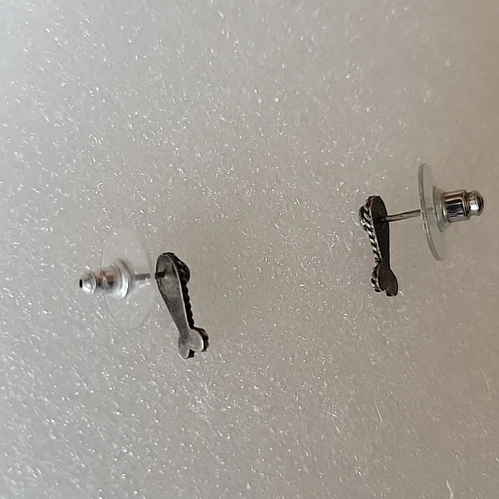Sterling Silver Natural Turquoise Post Earrings